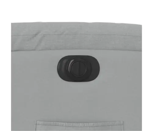 Elektrisks Atpūtas Krēsls Paceļams/Atgāžams Gaiši Pelēks Audums Vidaxl