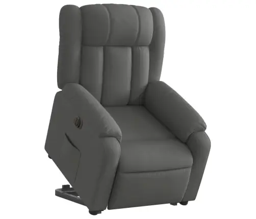Elektrisks Atpūtas Krēsls, Paceļams, Atgāžams, Pelēks Audums Vidaxl Elektrisks Atpūtas Krēsls, Paceļams, Atgāžams, Pelēks Audums Vidaxl