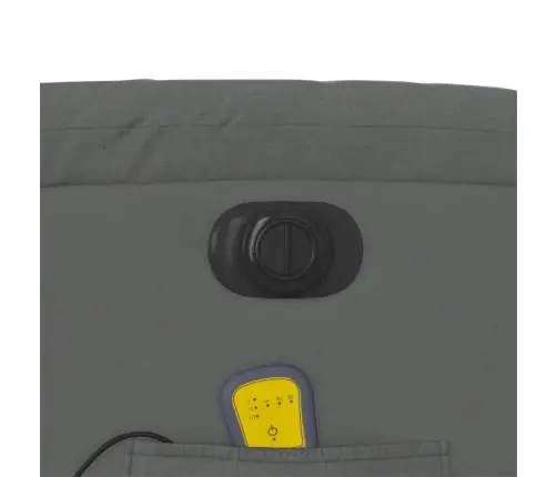 Elektriline Püstitõusmist Toetav Massaažitool, Tumehall, Kangas