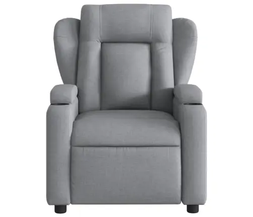 Atpūtas Krēsls, Gaiši Pelēks Audums Vidaxl