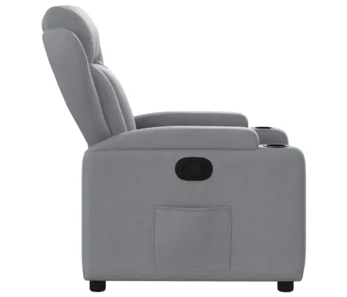 Atpūtas Krēsls, Gaiši Pelēks Audums Vidaxl