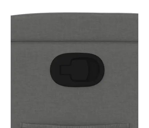 Atpūtas Krēsls, Tumši Pelēks Audums Vidaxl