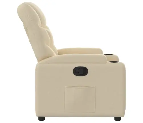 Atpūtas Krēsls, Krēmkrāsas Audums Vidaxl Atpūtas Krēsls, Krēmkrāsas Audums Vidaxl