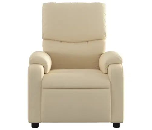 Atpūtas Krēsls, Krēmkrāsas Audums Vidaxl