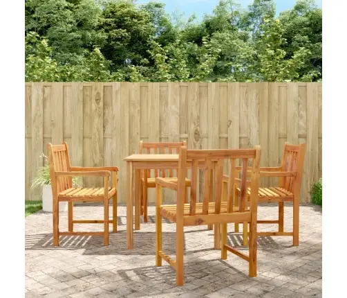 Sodo Kėdės, 4Vnt., 56X55,5X90cm Akacijos Medienos Masyvas