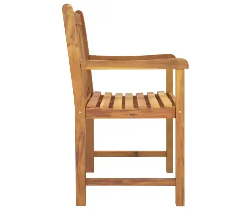 Dārza Krēsli, 6 Gab., 56X55,5X90 Cm, Akācijas Masīvkoks Vidaxl