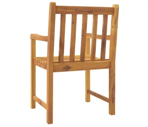 Dārza Krēsli, 6 Gab., 56X55,5X90 Cm, Akācijas Masīvkoks Vidaxl