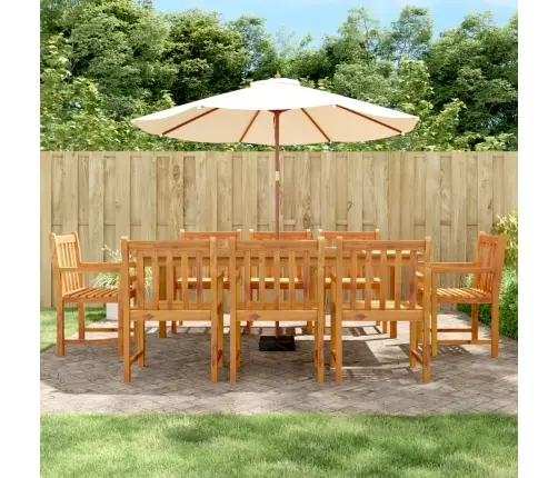 Dārza Krēsli, 8 Gab., 56X55,5X90 Cm, Akācijas Masīvkoks Vidaxl