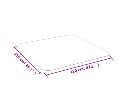 Põrandamatt Laminaadile Või Vaibale, 120X115 cm Pvc