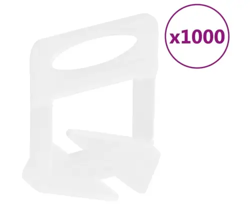 Plytelių Išlyginimo Spaustukai, 1000Vnt., 1Mm