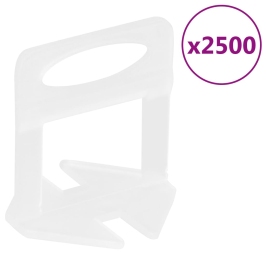 Plaatide Tasandussüsteemi Klambrid 2500 Tk, 1 Mm