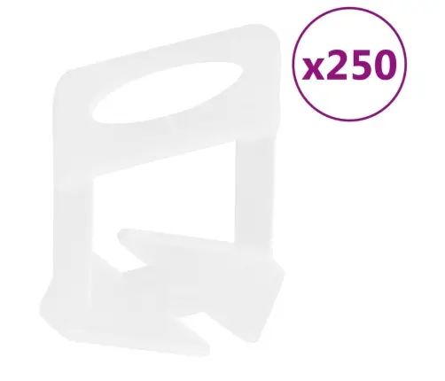 Flīžu Izlīdzināšanas Klipši, 250 Gab., 1,5 Mm Vidaxl