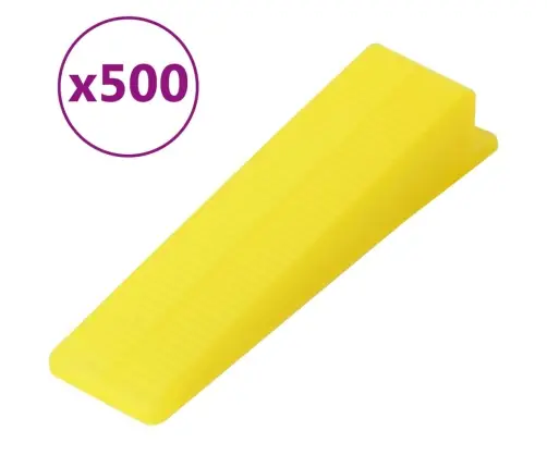 Plytelių Lyginimo Sistema, 500 Pleištų, 2500 Spaustukų, 1Mm