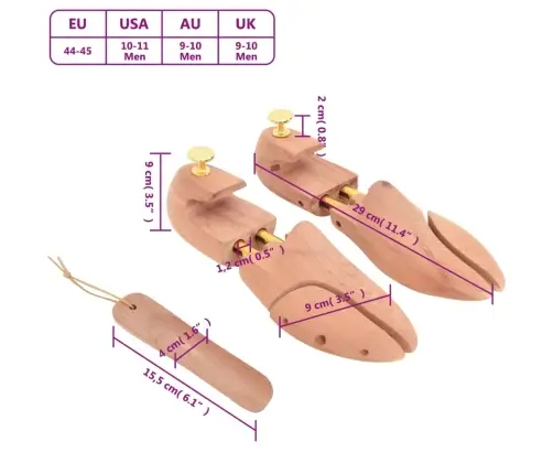 Jalanõude Venitaja Koos Kingalusikaga, Eu 44-45, Seeder