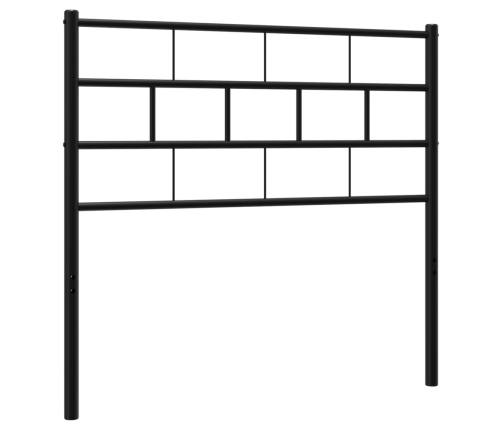 Gultas Galvgalis, Metāls, Melns, 75 Cm Vidaxl