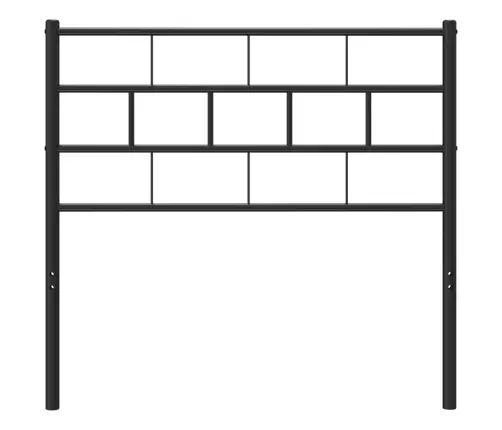 Metallist Voodipeats, Must, 75 Cm