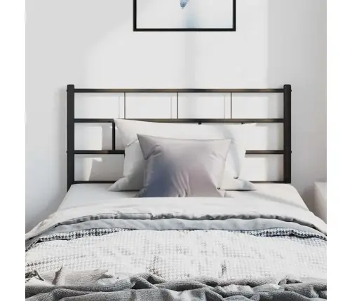 Gultas Galvgalis, Metāls, Melns, 100 Cm Vidaxl