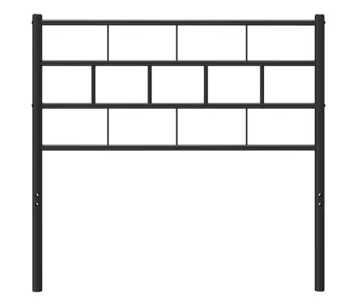 Gultas Galvgalis, Metāls, Melns, 100 Cm Vidaxl