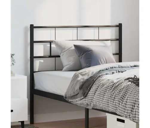 Gultas Galvgalis, Metāls, Melns, 100 Cm Vidaxl