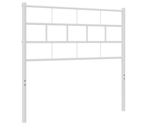 Gultas Galvgalis, Metāls, Balts, 80 Cm Vidaxl