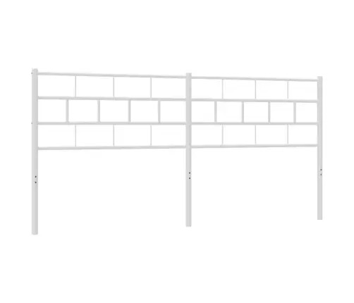 Metallist Vahetatav Voodipeats, Valge, 160 Cm