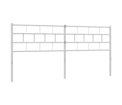 Metallist Vahetatav Voodipeats, Valge, 160 Cm