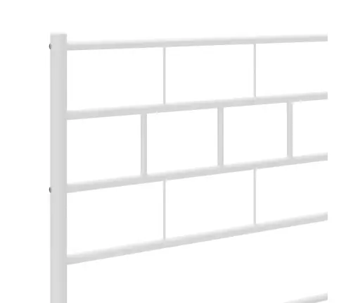 Metallist Vahetatav Voodipeats, Valge, 160 Cm