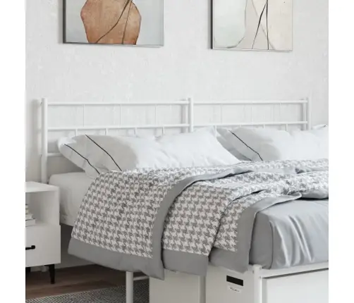 Metallist Voodipeats, Valge, 200 Cm