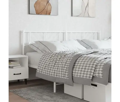 Metallist Voodipeats, Valge, 200 Cm