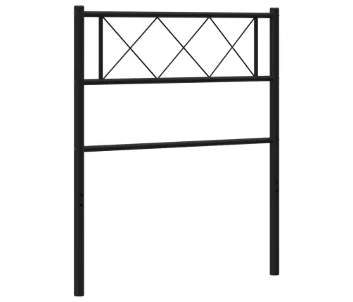 Gultas Galvgalis, Metāls, Melns, 90 Cm Vidaxl