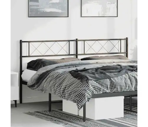 Metallist Vahetatav Voodipeats, Must, 180 Cm