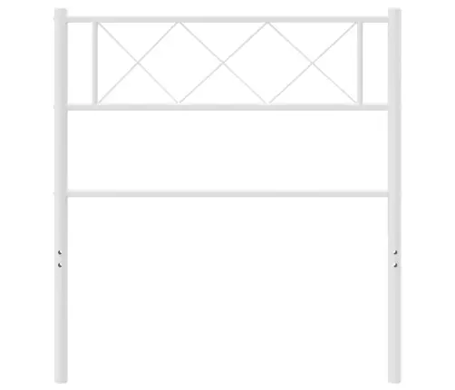 Metallist Voodipeats, Valge, 75 Cm