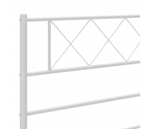 Metallist Voodipeats, Valge, 75 Cm