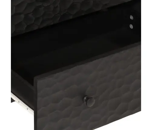 Skapīši, 3 Gab., Melns, 60X33X75 Cm, Mango Masīvkoks Vidaxl