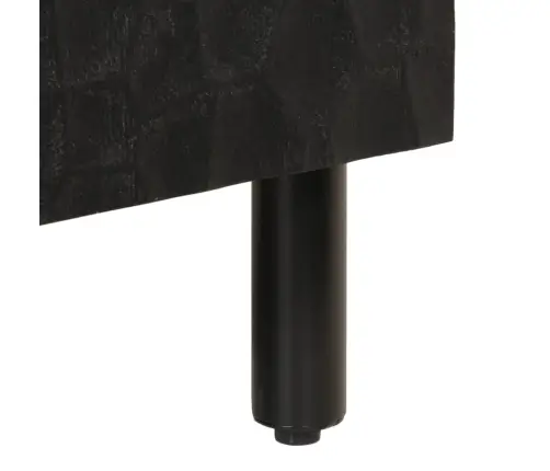 Skapīši, 3 Gab., Melns, 60X33X75 Cm, Mango Masīvkoks Vidaxl