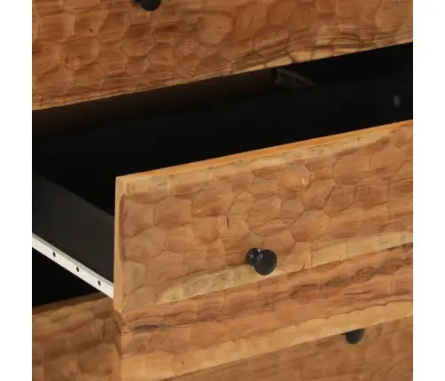 Skapītis, 3 Gab., 60X33X75 Cm, Akācijas Masīvkoks Vidaxl