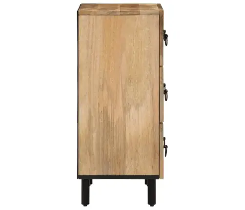 Šoninės Spintelės, 2Vnt., 60X33X75cm Mango Medienos Masyvas