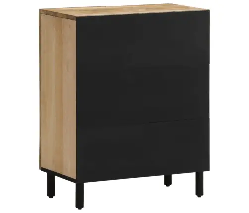 Šoninės Spintelės, 3Vnt., 60X33X75cm Mango Medienos Masyvas