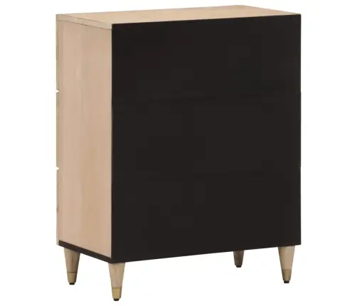 Skapīši, 2 Gab., 60X33X75 Cm, Mango Masīvkoks Vidaxl