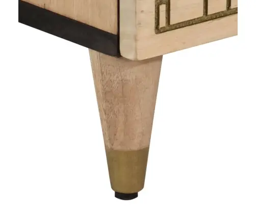 Skapīši, 2 Gab., 60X33X75 Cm, Mango Masīvkoks Vidaxl