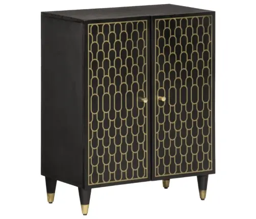 Šoninės Spintelės, 3Vnt., 60X33X75cm Mango Medienos Masyvas