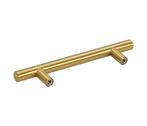 Spintelės Rankenėlės, 10Vnt., Auksinės, Nerūdijantis Plienas