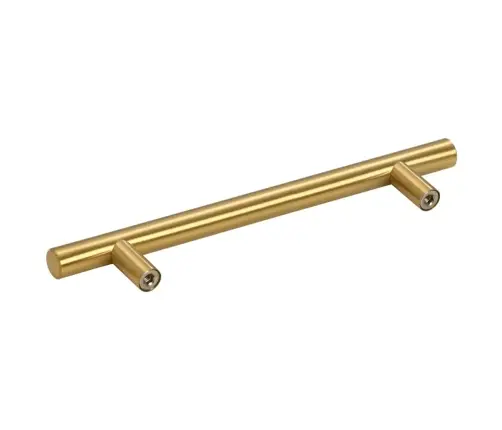 Spintelės Rankenėlės, 10Vnt., Auksinės, Nerūdijantis Plienas