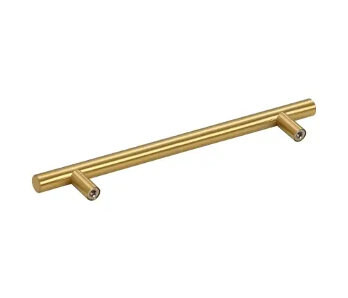 Spintelės Rankenėlės, 10Vnt., Auksinės, Nerūdijantis Plienas