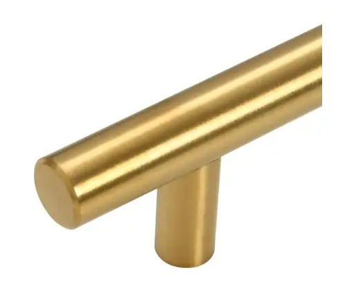 Kapi Käepidemed 5 Tk, Kuldne, 224 Mm, Roostevaba Teras