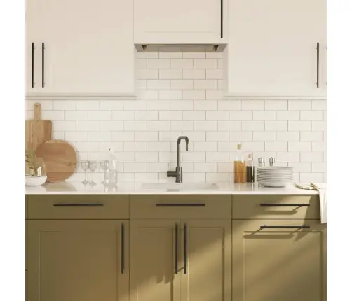 Kapi Käepidemed 5 Tk, Must, 224 Mm, Roostevaba Teras