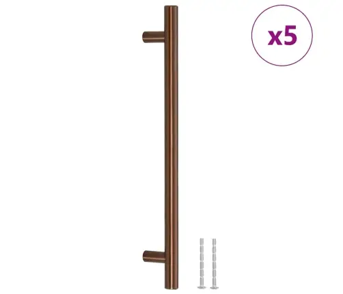 Skapja Rokturi, 5 Gab., Bronzas, 192 Mm, Nerūsējošais Tērauds Vidaxl