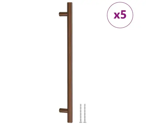 Skapja Rokturi, 5 Gab., Bronzas, 224 Mm, Nerūsējošais Tērauds Vidaxl