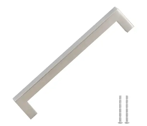 Kapi Käepidemed 10 Tk, Hõbedane, 160 Mm, Roostevaba Teras