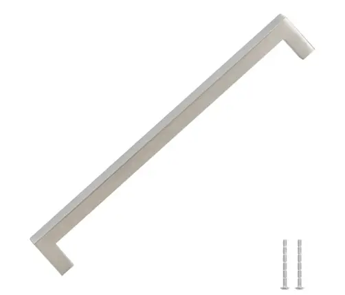 Spintelės Rankenėlės, 5Vnt., Sidabrinės, Nerūdijantis Plienas